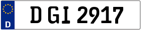 Truck License Plate